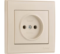 Розетка LEZARD RAIN б/ з керамика жемчужно-белый металлик 703-3030-121