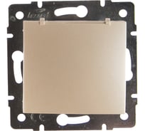 Розетка LEZARD KARINA с/ з с крышкой ПБТ жемчужно-белый перламутр 707-3088-123B