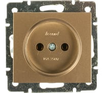 Розетка LEZARD RAIN б/ з керам. цв. бронза матовый 703-3188-121