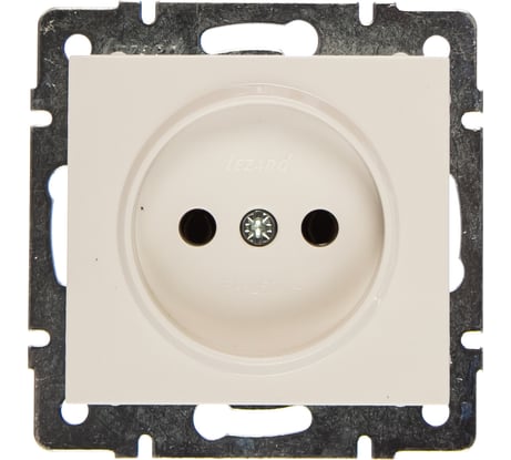 Розетка LEZARD RAIN б/ з керамика белая 703-0288-121
