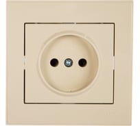 Розетка LEZARD RAIN б/ з керамика крем 703-0303-121