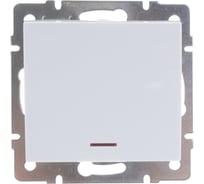 Выключатель с подсветкой LEZARD RAIN белый 703-0288-111
