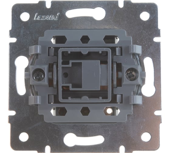 Выключатель с подсветкой LEZARD RAIN белый 703-0288-111