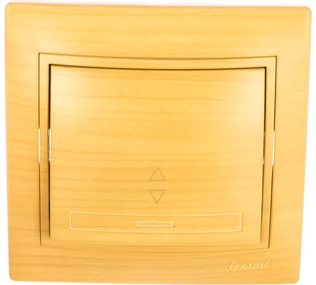 Проходной выключатель LEZARD MIRA ясень 701-4747-105