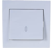 Проходной выключатель LEZARD RAIN белый 703-0202-105