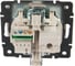 Розетка LEZARD RAIN компьютерная + телефон жемчужно-белый перламутр 703-3088-143 2