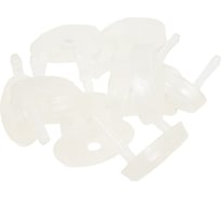 Заглушки для розеток от детей 100% Baby Safety 10шт. Прозрачные 4670006471379