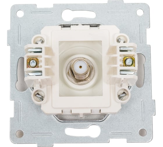 Антенная розетка GUSI ELECTRIC Ugra одинарная, СУ, графит С11А1-010