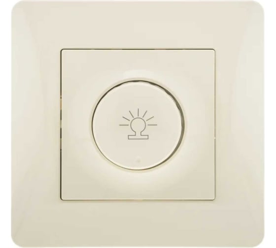 Диммер GUSI ELECTRIC Ugra 500 W, СУ, бежевый С11Д6-003
