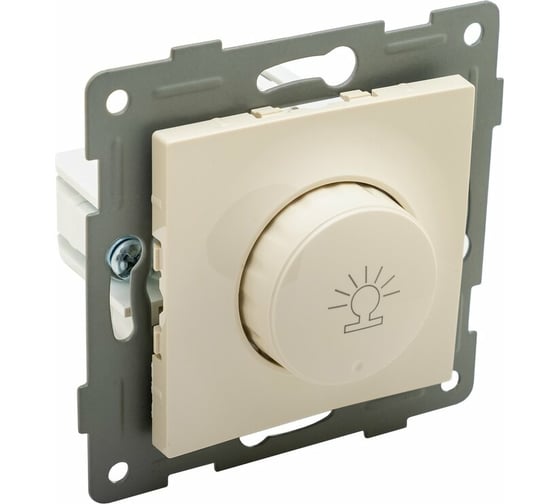 Диммер GUSI ELECTRIC Ugra 500 W, СУ, бежевый С11Д6-003