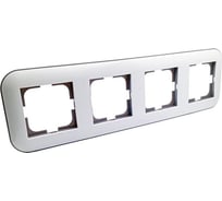 4-местная рамка OVIVO LOFT, белый/серый, 404-010003-228