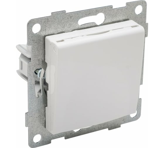 Розетка GUSI ELECTRIC Ugra МЕХ 1-ой с/з с з/ш и крышкой, СУ, 16А, 250В, белый С11Р91-001