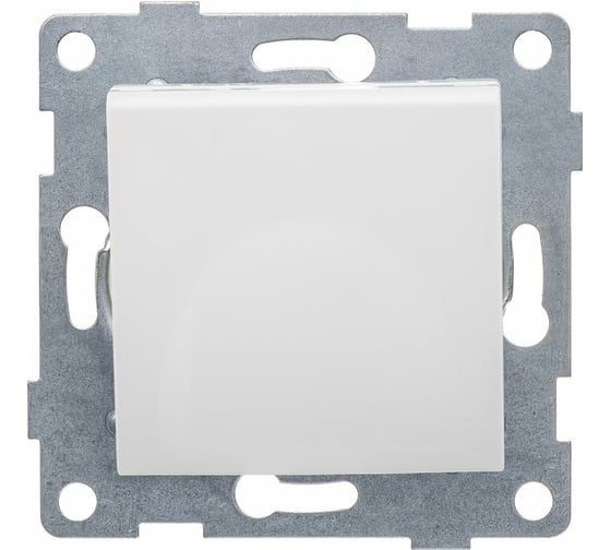 Розетка GUSI ELECTRIC Ugra МЕХ 1-ой с/з с з/ш и крышкой, СУ, 16А, 250В, белый С11Р91-001