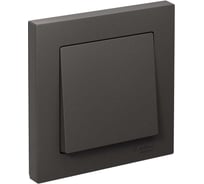 1-клавишный выключатель Systeme Electric Atlasdesign базальт сх.1, 10ах, в сборе ATN001412