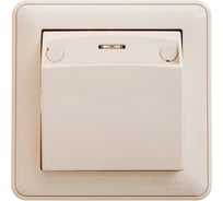 Карточный выключатель Systeme Electric Wessen 59 слоновая кость 16а (в сборе с рамкой) VS616-051-28