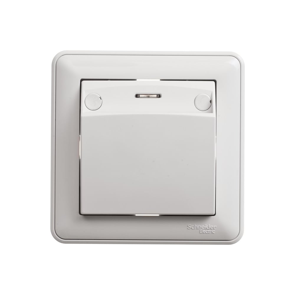 Карточный выключатель Systeme Electric Wessen 59 белый 16а (в сборе с ...