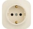Розетка Legrand с заземлением Legrand Quteo без шторок IP20 16А 250В винтовые зажимы накладной монтаж слоновая кость 782241 2