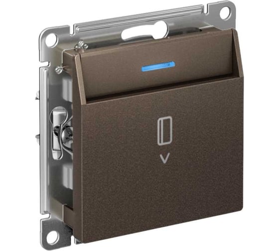 Карточный выключатель Systeme Electric Atlasdesign мокко 10а, без задержки времени ATN000667 1