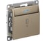 Выключатель карточный Systeme Electric (Schneider Electric) AtlasDesign, 10 А, без задержки отключения, механизм, шампань, ATN000567 1