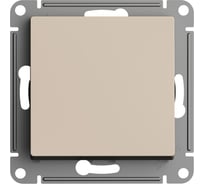 1-клавишный выключатель Systeme Electric Atlasdesign песочный 2-полюсный, 10а, механизм ATN001221