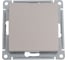 1-клавишный выключатель Systeme Electric Atlasdesign шампань 2-полюсный, 10а, механизм ATN000521 1