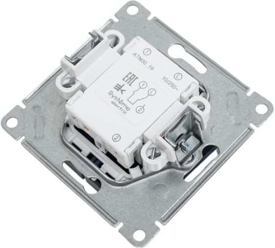 Выключатель жалюзи Systeme Electric Atlasdesign грифель 2-кл. 10а, механизм ATN000719