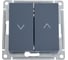 Выключатель жалюзи Systeme Electric Atlasdesign грифель 2-кл. 10а, механизм ATN000719 3