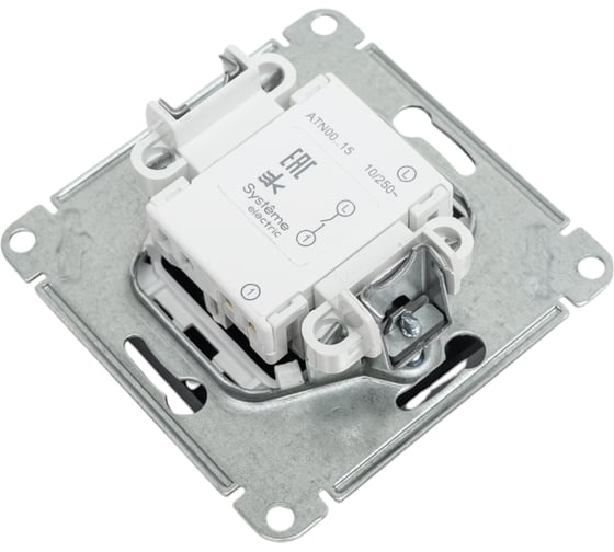 Выключатель Systeme Electric Atlasdesign базальт с самовозвратом, сх.1, 10ах, механизм ATN001415