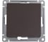 1-клавишный выключатель Systeme Electric Atlasdesign мокко 2-полюсный, 10а, механизм ATN000621 3