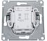 1-клавишный выключатель Systeme Electric Atlasdesign белый 2-полюсный, 10а, механизм ATN000121 3