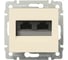 Розетка Legrand компьютерная двойная RJ45 категория 6 UTP Legrand Valena с захватами слоновая кость 774147 1