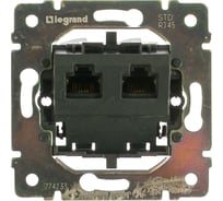Розетка Legrand компьютерная двойная RJ45 категория 6 FTP Legrand Valena монтаж на винтах белый 774233