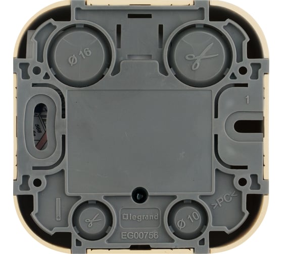 Розетка Legrand телефонная RJ11 Legrand Quteo IP20 накладной монтаж дерево 782274