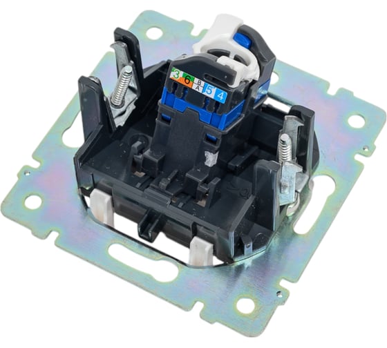 Розетка Legrand компьютерная RJ45 категория 6 UTP Legrand Valena с захватами белый 774246