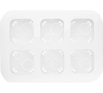 Установочный блок Legrand 6 постов Legrand Quteo IP20 накладной монтаж белый 782296