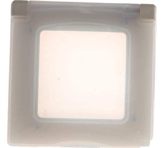 Рамка Legrand с защитной крышкой IP44 Legrand Etika слоновая кость 672560