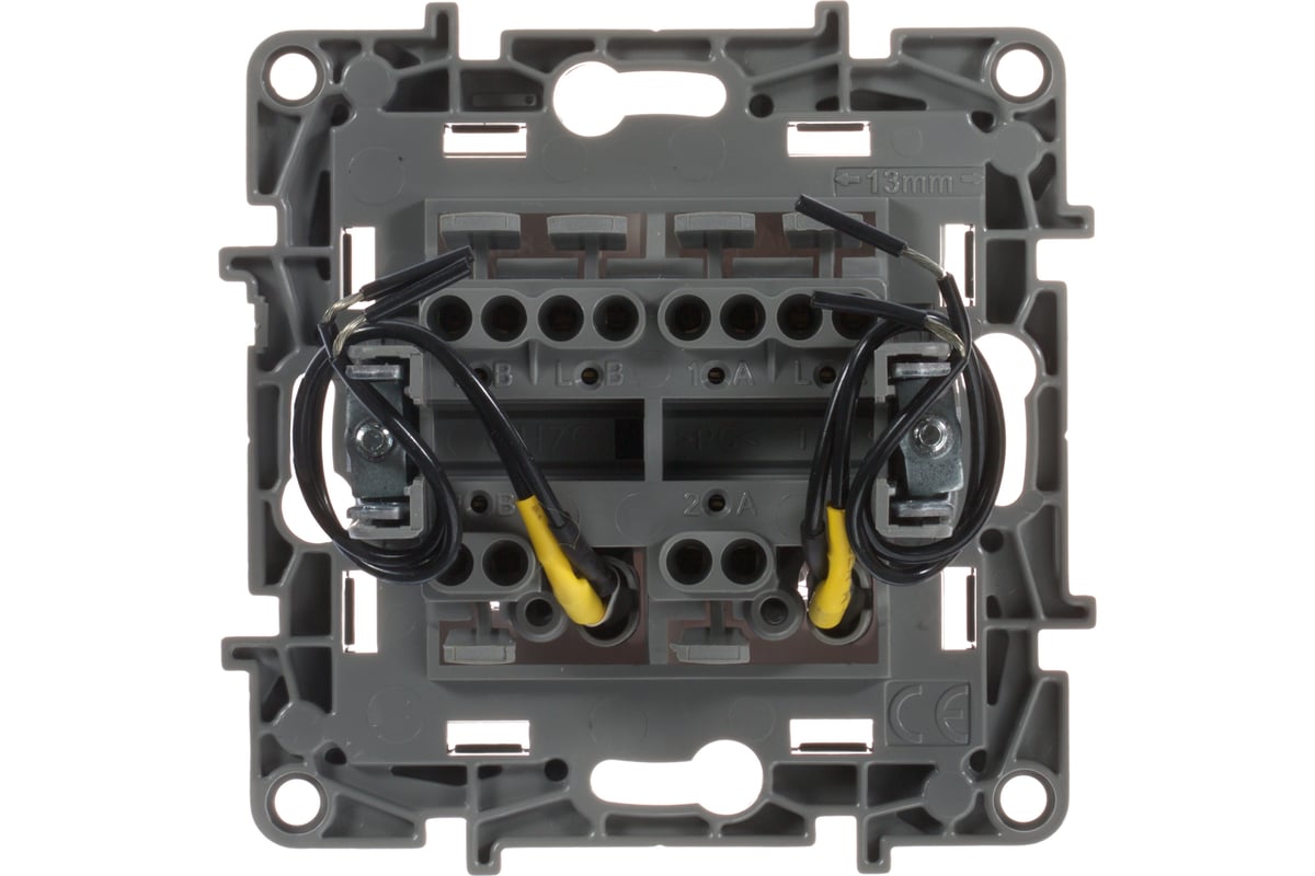 2-клавишный переключатель с подсветкой Legrand ETIKA слоновая кость ...