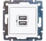 Зарядное устройство Legrand USB тип А / тип А Legrand Valena 3000мА 15Вт белый 770470 1