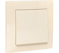 1-клавишный выключатель EKF Валенсия 10А кремовый перекрестный EWV10-221-20