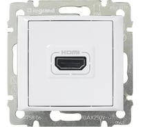 Розетка Legrand HDMI для аудио и видеоустройств Legrand Valena белый 770085