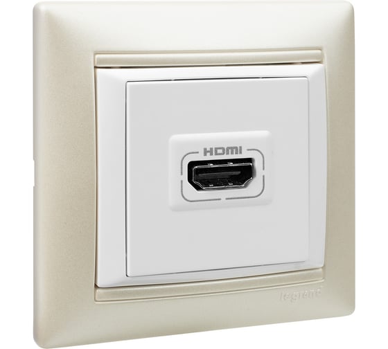 Розетка Legrand HDMI для аудио и видеоустройств Legrand Valena белый 770085