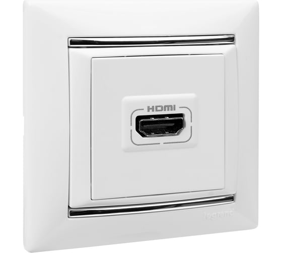 Розетка Legrand HDMI для аудио и видеоустройств Legrand Valena белый 770085