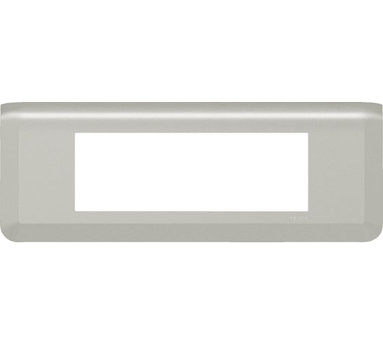 Рамка Legrand Программа Mosaic 6 модулей алюминий 079316L