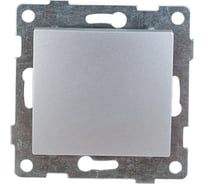 Выключатель GUSI ELECTRIC Bravo 1 клавиша, СУ, 10А, 250В, серебро С10В1-004