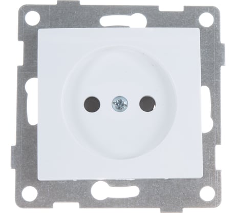 Розетка GUSI ELECTRIC Bravo 1-ой б/з с з/ш, скрытая установка, 16А, 250В, белый С10Р2-001