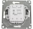 2-клавишный переключатель Systeme Electric Atlasdesign лотос сх.6/2, 10ах, механизм ATN001365 3