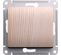 1-клавишный переключатель Systeme Electric Glossa сосна сх.6, 10ах, механизм GSL001561