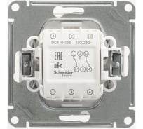 2-клавишный переключатель Systeme Electric Wessen 59 шампань 10ах VS610-256-4-86