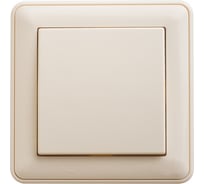 1-клавишный переключатель Systeme Electric Wessen 59 aqua слоновая кость 10ax, ip44, (в сборе с рамкой) VS610-156B-28