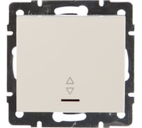 Проходной выключатель с подсветкой LEZARD RAIN белый 703-0288-114